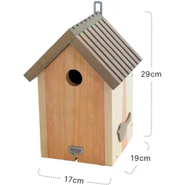 Siena Garden Nistkasten WaldgezwitscherKiefer FSC 100 17x19x29cm, Einflugloch 32mm