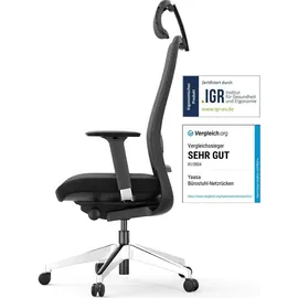Yaasa Chair Expert Netzrücken Schwarz