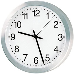 Peweta Uhren Funk-Wanduhr 51.190.205 Ø 20 cm grau