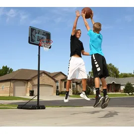 Lifetime Stahl Basketballkorb Texas Schwarz/Blau 112x304 cm