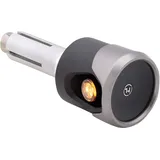 Highsider Akron-Flash LED Lenkerendenblinker Silber/Titan