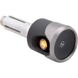 Highsider Akron-Flash LED Lenkerendenblinker Silber/Titan