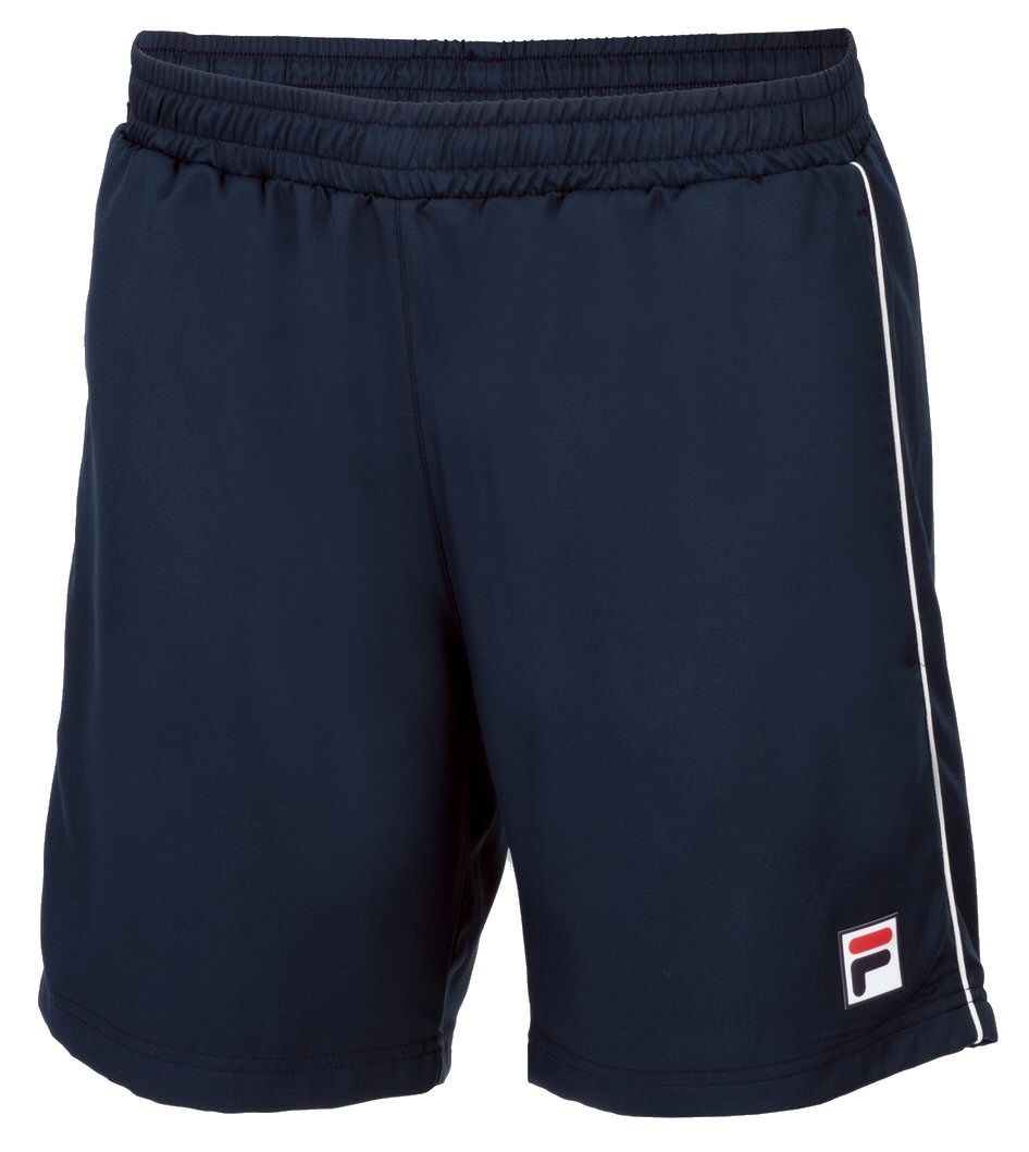 Fila Tennishose Short Leon (optimale Bewegungsfreiheit) kurz navyblau Herren