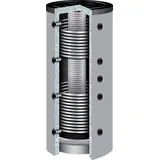 TWL Technologie KER2-1000 1000 Liter Hygienespeicher 90° 2 Wärmetauscher 100mm Isolierung