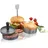 GEFU Burgerpresse 3-tlg. Aluminium, Edelstahl, silberfarben