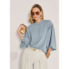 Madeleine Langarmbluse blau 34