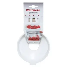 Westmark Einmachtrichter Kunststoff Ø 12,5 cm Weiß