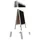 ALLboards Kundenstopper mit grauem Holzrahmen 118x61cm, Werbetafel, Gehwegaufsteller, Aufsteller, Straßenreiter, Kreide