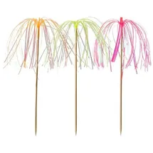 Papstar 100 Deko-Picker 15,5 cm neon "Feuerwerk"