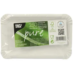 PAPSTAR pure Pappteller weiß