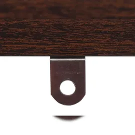 Mendler Standregal HWC-K82, Badregal Waschmaschinen-Regal Leiterregal, Industrial Metall Holz 155x64x25cm ~ braun