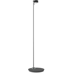 Top Light Puk Mini Floor Mini Single Stehleuchte schwarz matt-chrom | ohne Abdeckung (für Nachbestellungen) | Standard-Fassung