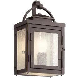 Außenleuchte Wandleuchte Laterne Wandlampe Terrasse, Wetterfest IP44 bronze
