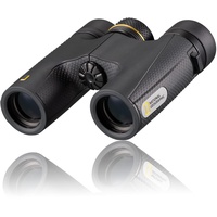 National Geographic Waterproof Compact Binoculars 10x25 mit hochwertigen BaK-4-Prismen - Schwarz