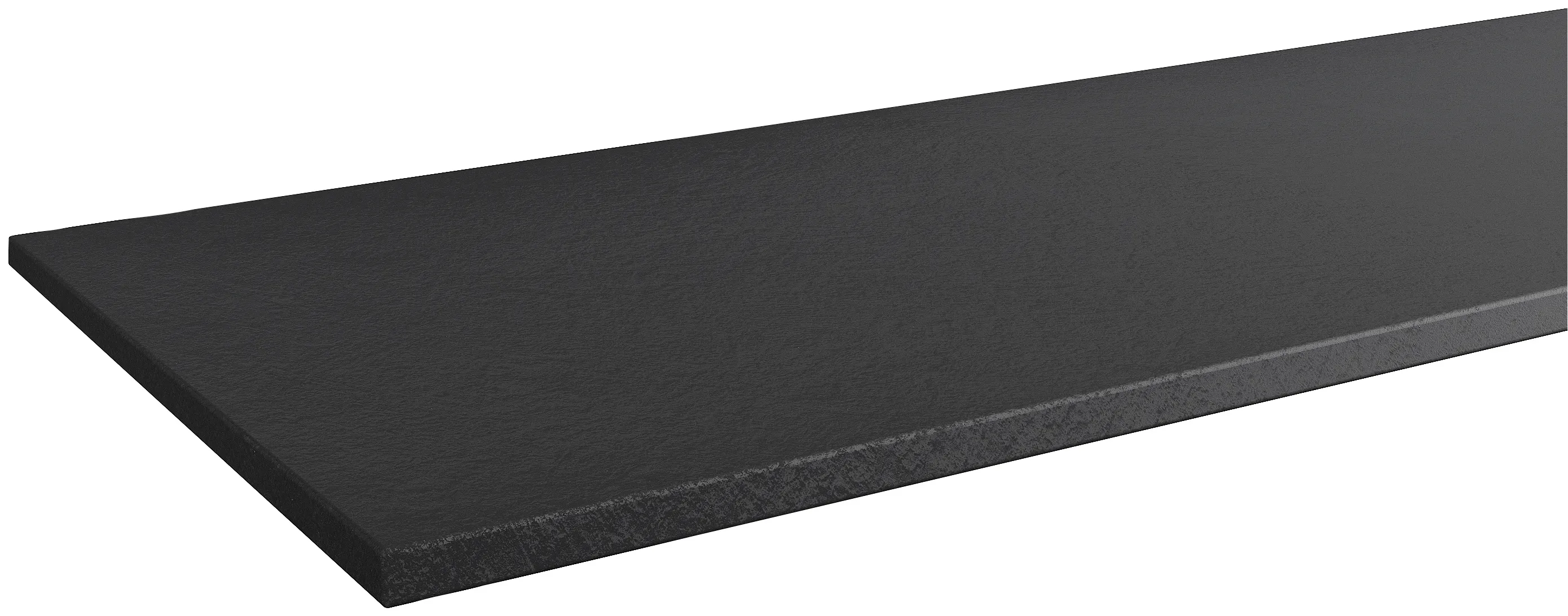 Waschtischplatte FACKELMANN "Oxford" Tischplatten Gr. B/T/H: 90,6 cm x 49,2 cm x 1,2 cm, schwarz Tischplatte Zubehör für Badmöbel 906x492x12 mm