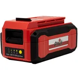 Grizzly Tools 40 Volt (2,5 Ah) Lithium Ionen Akku, passend 2in1 Geräte - Set aus Teleskop Heckenschere und Hochentaster für bequemes Arbeiten in der Höhe