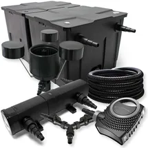Wiltec CBF-350B Teichfilter 60000 L Druckfilter UVC