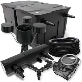 Wiltec CBF-350B Teichfilter 60000 L Druckfilter UVC