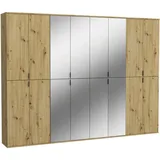 Möbel Boss Projekt X Garderobenschrank 244x193x34 Eiche