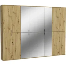 Möbel Boss Projekt X Garderobenschrank 244x193x34 Eiche