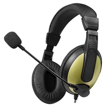 Logilink Stereo-Headset mit 2x 3,5-mm-Klinkenstecker und hohem Tragekomfort