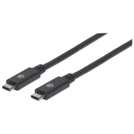 Manhattan USB-C 1 m Schwarz