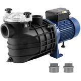 Vevor Schwimmbadpumpe, 2,5 PS, 120 GPM max. Durchfluss, Einzelgeschwindigkeits-Filterpumpe, 220 V, 2850 U/min, 16 m max. Förderhöhe, Poolpumpe mit Filterkorb, für Aufstellpools, Whirlpools, Spas