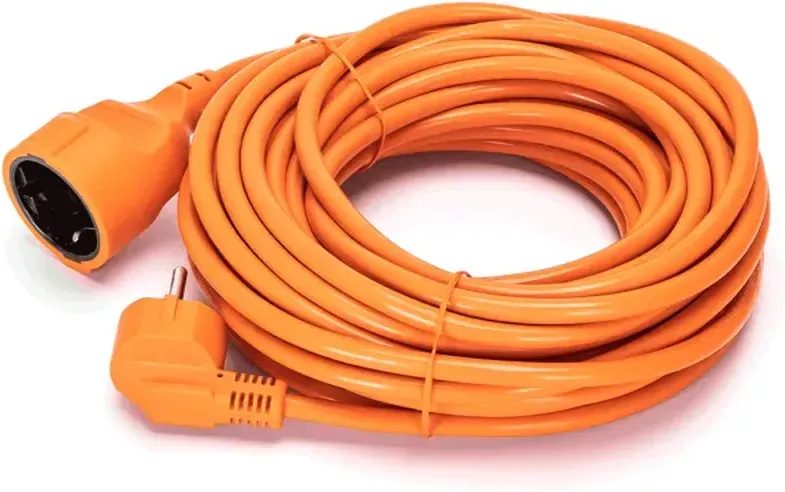 Aigostar Verlängerungskabel Typ Deutsch/3G1.5mm2/15m/Orange