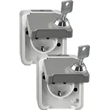 Merten SCHUKO-Steckdose, lichtgrauMEG2424-8029