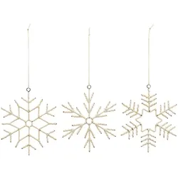 House Doctor Ornament Soft 3er Set, Ø15cm, weiss