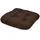 Beautissu Stuhlkissen Lisa 40 x 40 cm Braun