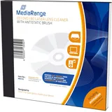 MediaRange CD|DVD|BD Laser Reinigungs-CD mit antistatischer Bürste, Weiß