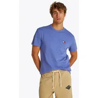 Tommy Jeans Badge Regular Fit Kurzarm-T-Shirt Tempo Blue S