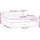 vidaXL Boxspringbett mit Matratze Dunkelgrau 160x200 cm Samt