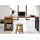 Massivmoebel24 Schreibtisch Wildeiche 180x55x76 geölt