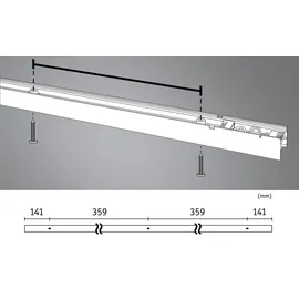 Paulmann Einspeisung Power Channel 17 W Aluminium schwarz