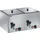 Saro HD 200, 1000 W, 230 V, 50 Hz, Edelstahl, Edelstahl, 560 mm - Silber