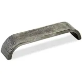 SO-TECH® Möbelgriff Bügelgriff BERND II BA 160 mm, Eisen antik vintage Griff Schrankgriff - incl. Schrauben silberfarben