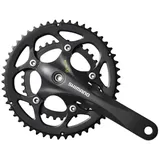Shimano Road FC-R345 9-fach 170 mm 50-34 Zähne Schwarz