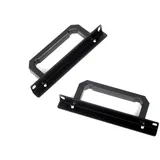 Silverstone SST-RA02B - Rackmount Handgriffe für PC Gehäuse GD07 GD08 GD09 GD10, Aluminum, schwarz