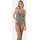 Barts Badeanzug Damen Schwarz/Orange 40