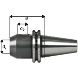 Fortis Flächenspannfutter DIN69871ADB SK40 10mm A50 fortis