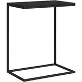 vidaXL Beistelltisch Sofatisch Kaffeetisch Couchtisch Betttisch Laptoptisch Wohnzimmertisch Telefontisch Schwarz 55x35x66cm Holzwerkstoff