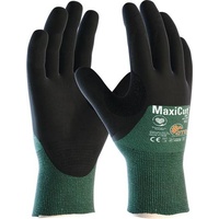 Schnittschutzhandschuhe MaxiCut®OilTM 44-305 Gr.10 grün/schwarz EN 388 PSA II 12 Paar