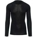 Thermowave Merino Warm Langarm-baselayer - Black - 3XL