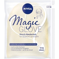 NIVEA Magic Glove Waschhandschuh für Gesicht und Augen, für die Gesichtsreinigung ohne Waschgel oder Seife, Reinigungshandschuh reinigt sanft Gesicht und Augenpartie
