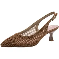 TAMARIS Damen Sling Pump mit Stilettoabsatz, braun, 38 EU