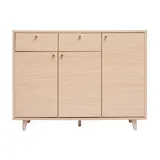 miliboo Schuhschrank 34,5 x 83,5 x 110 cm gelb