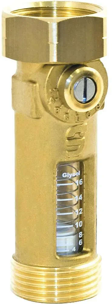 Abgleichventil Tacosetter Inline 130 Glykolskala, DN 20 1'' x 1'', 4 bis 16 l/min