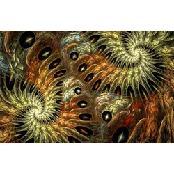 Fototapete PAPERMOON "ABSTRAKT DESIGN-MUSTER STRUKTUR", bunt, B:3,50m L:2,60m, Vlies, Tapeten